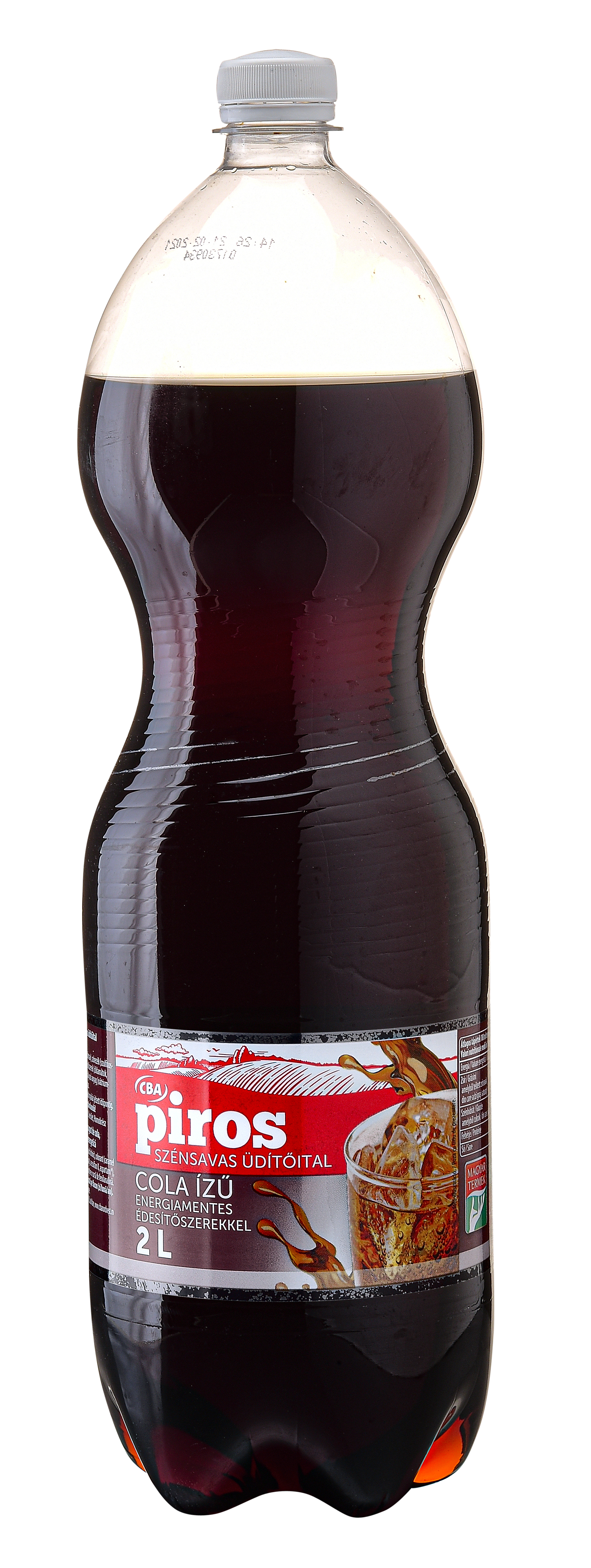 CBA Piros Cola ízű szénsavas üdítőital édesítőszerekkel 2l